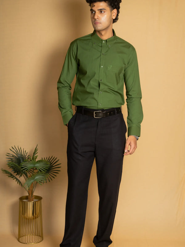 Cotton Poplin Oxford Shirt