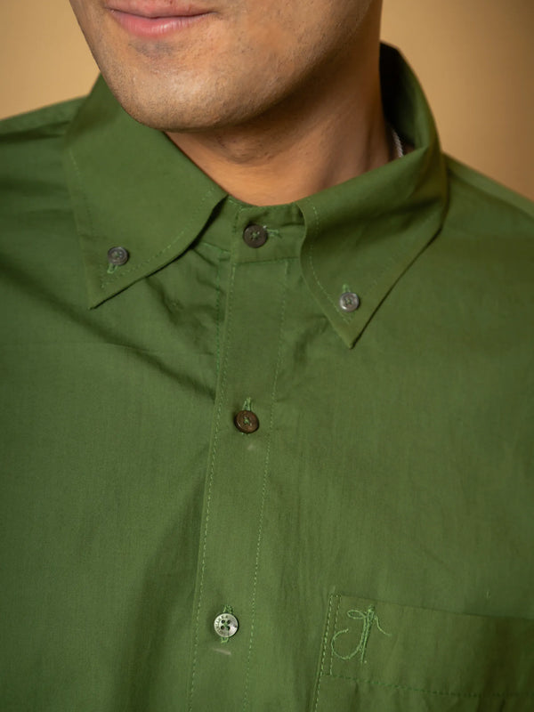 Cotton Poplin Oxford Shirt