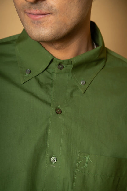 Cotton Poplin Oxford Shirt