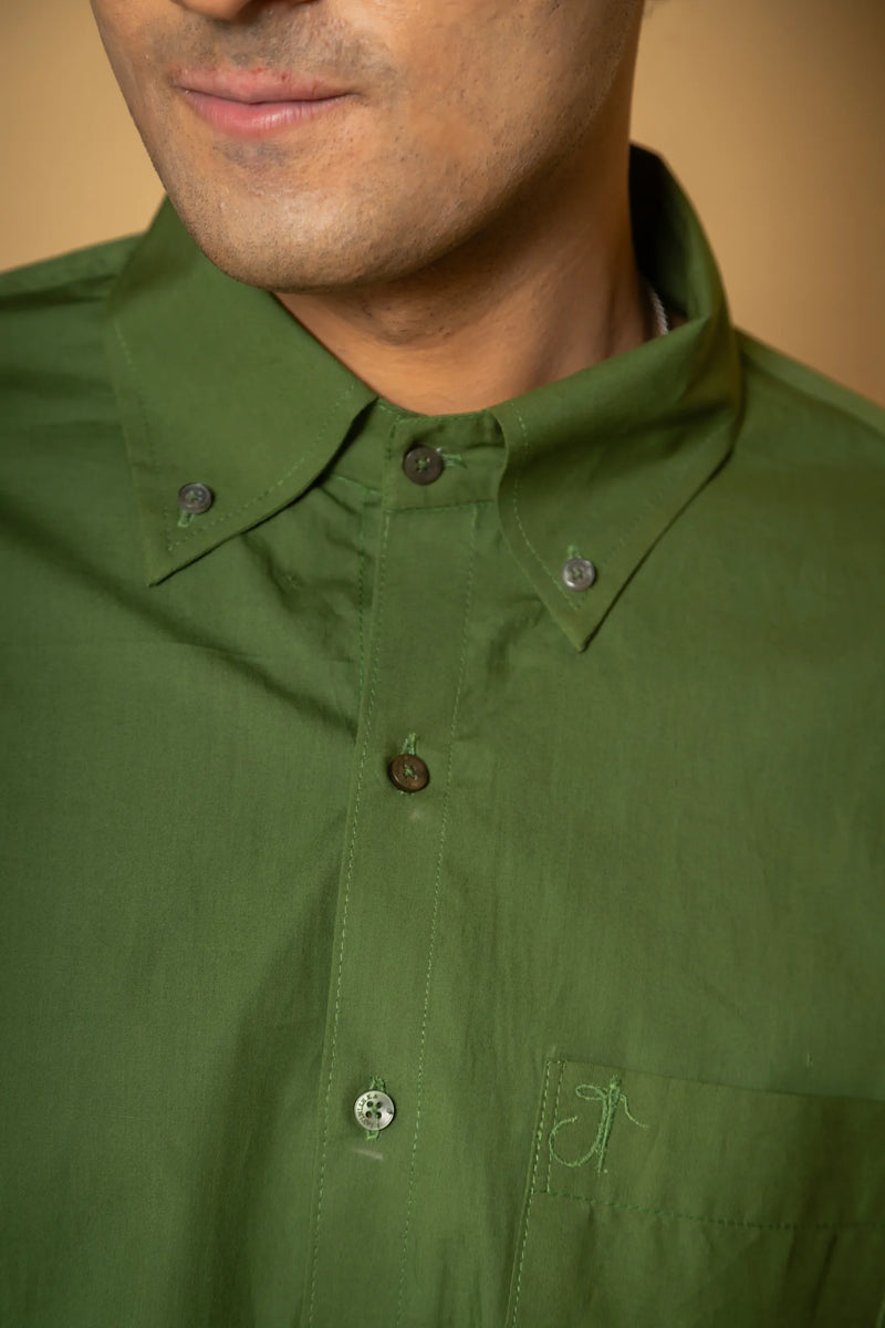 Cotton Poplin Oxford Shirt
