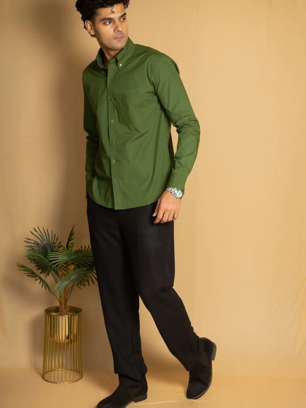Cotton Poplin Oxford Shirt
