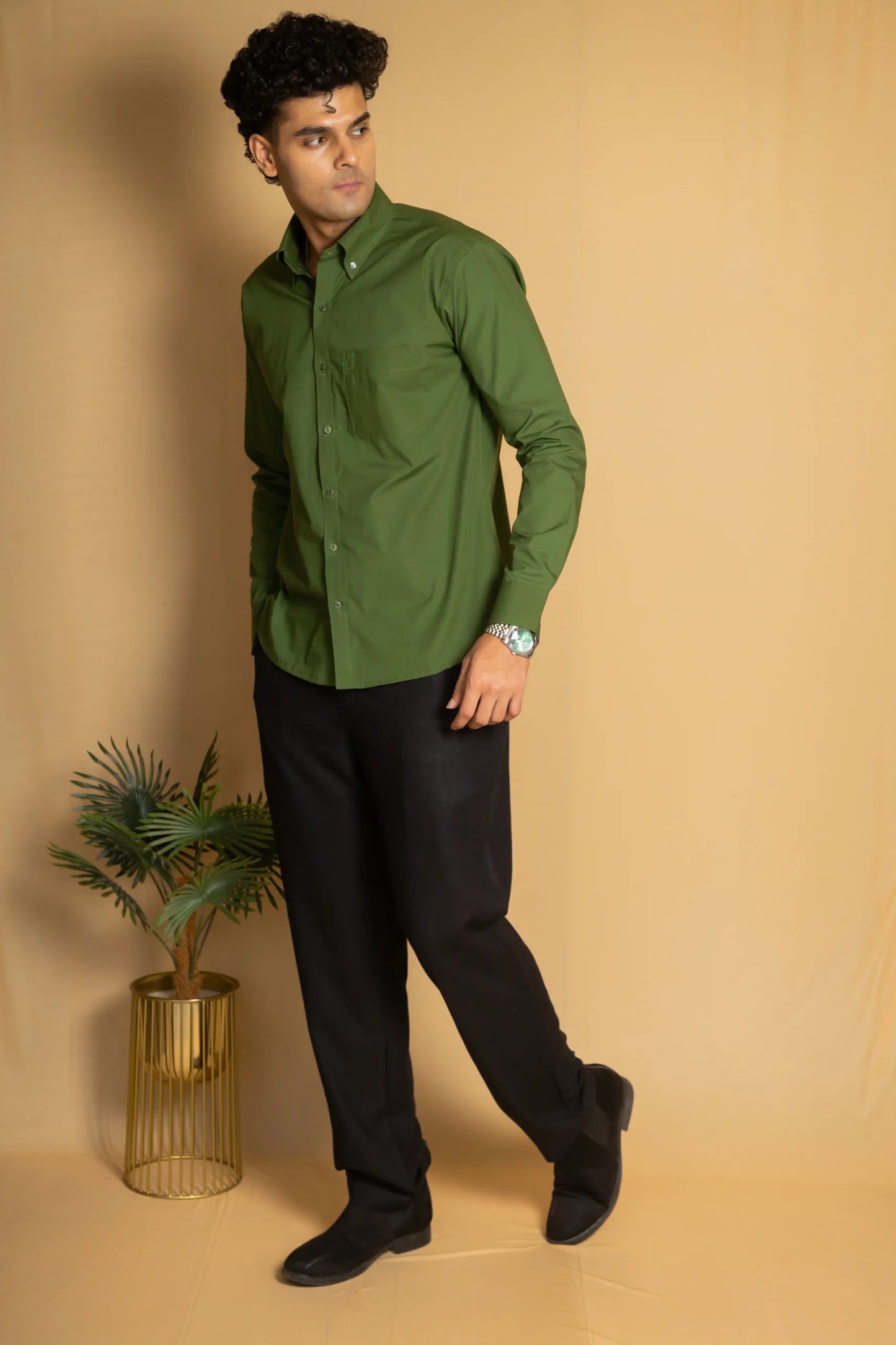 Cotton Poplin Oxford Shirt