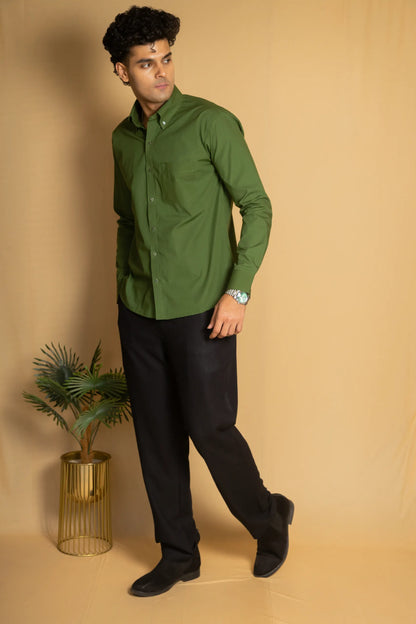 Cotton Poplin Oxford Shirt