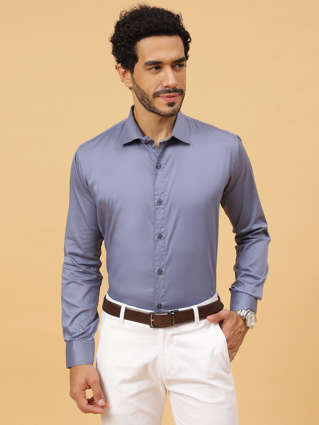 Egyptian Lycra Giza Cotton Formal Shirt