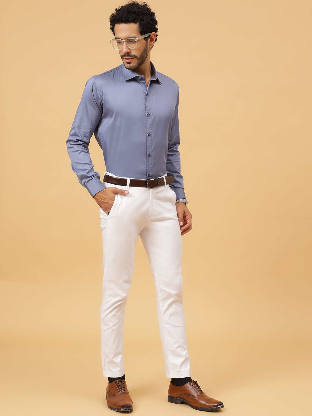 Egyptian Lycra Giza Cotton Formal Shirt