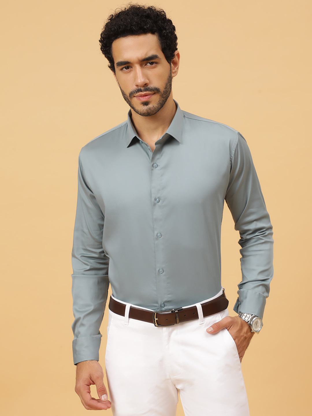 Egyptian Lycra Giza Cotton Formal Shirt