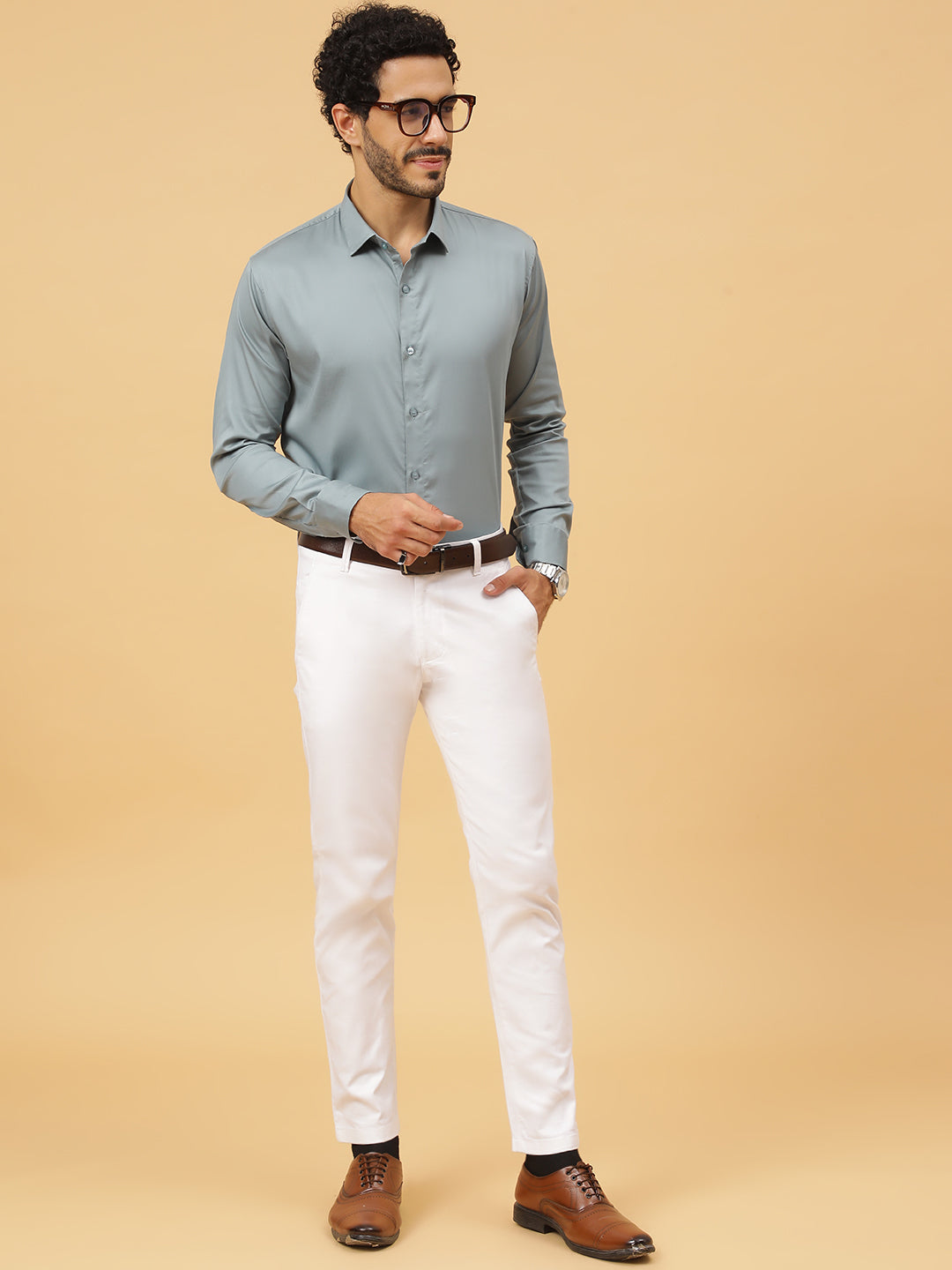 Egyptian Lycra Giza Cotton Formal Shirt