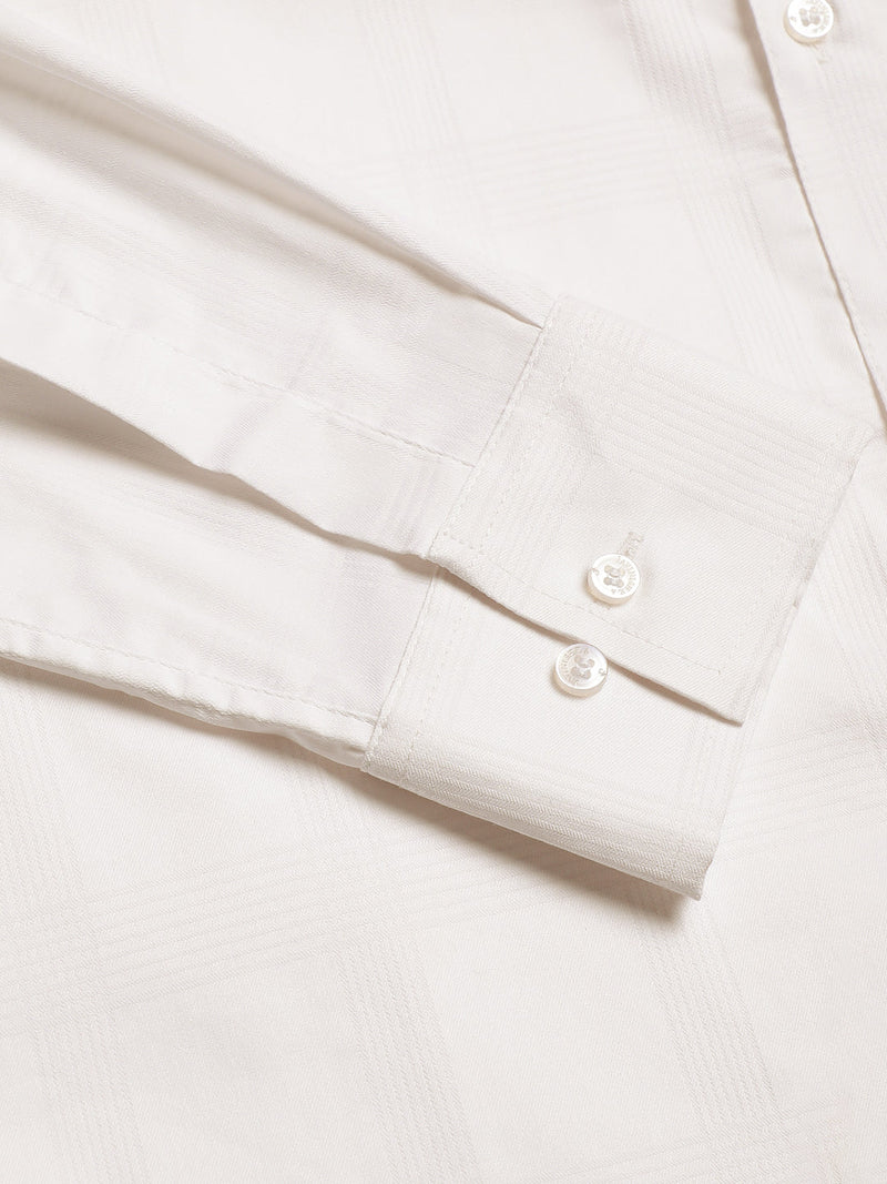 Checkered Egyptian Lycra Giza Cotton Formal Shirt