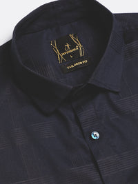 Checkered Egyptian Lycra Giza Cotton Formal Shirt