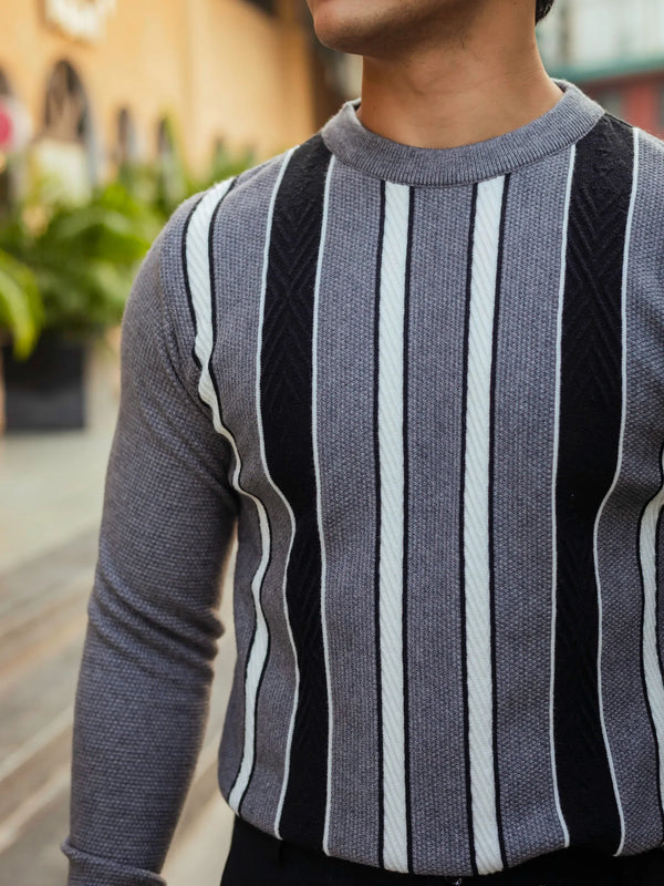 Striped Knitted Sweater
