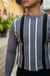 Striped Knitted Sweater
