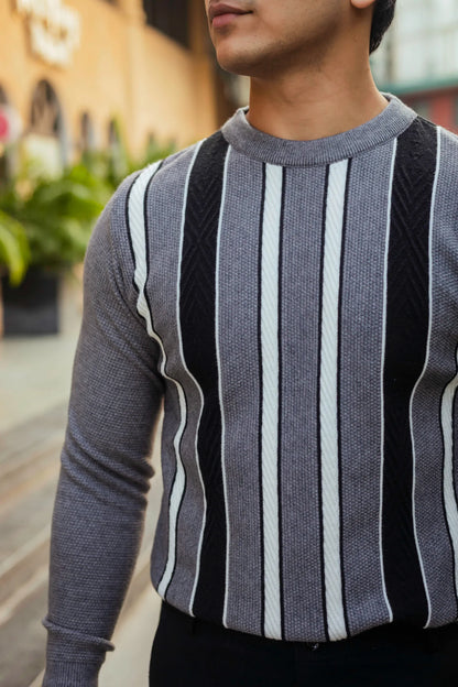 Striped Knitted Sweater