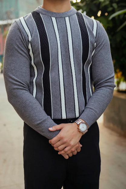 Striped Knitted Sweater