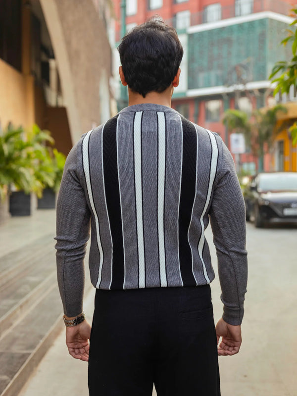 Striped Knitted Sweater
