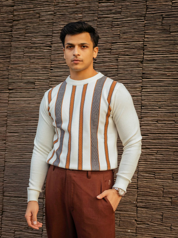 Striped Knitted Sweater