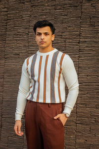 Striped Knitted Sweater