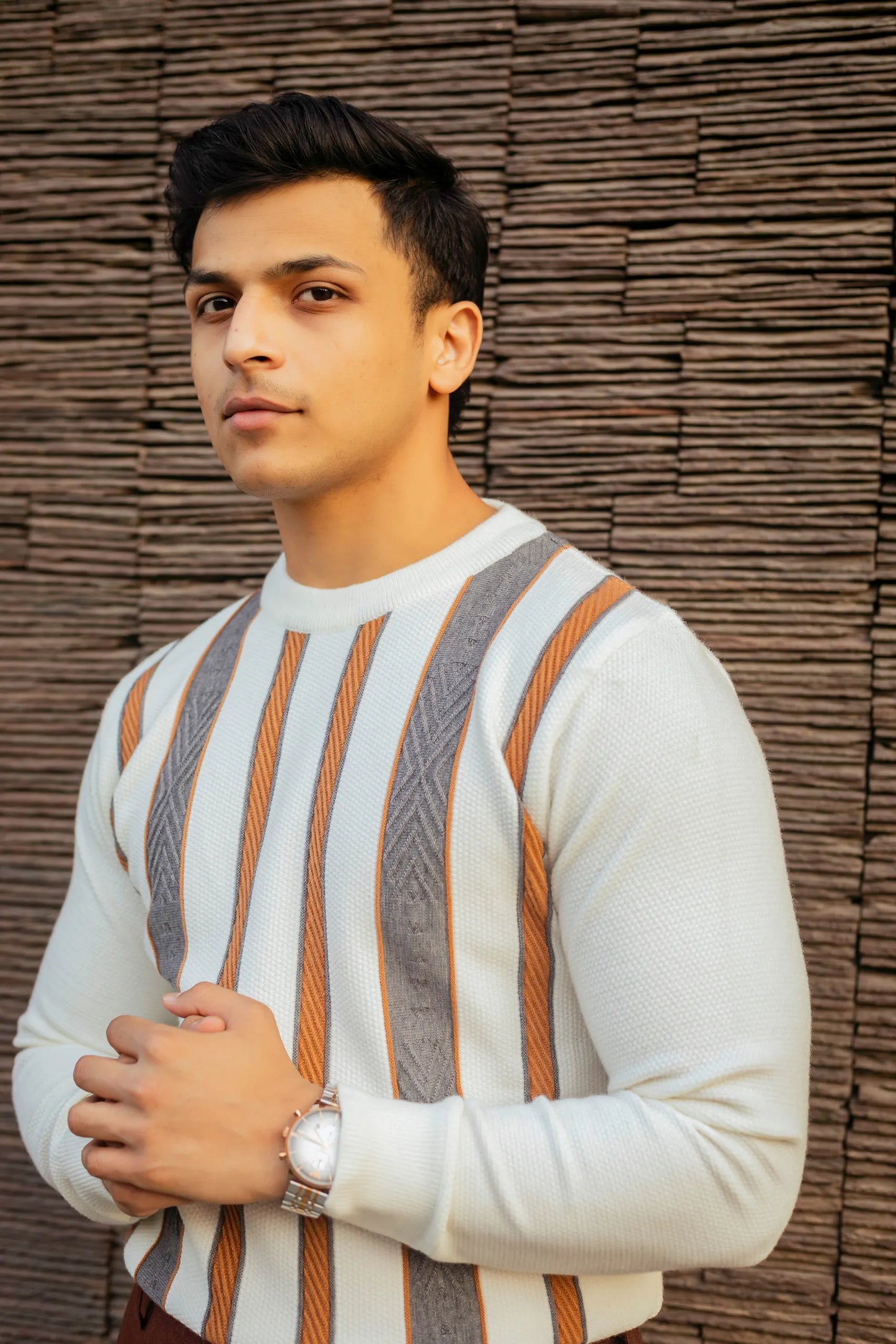 Striped Knitted Sweater