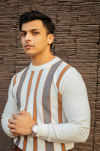 Striped Knitted Sweater