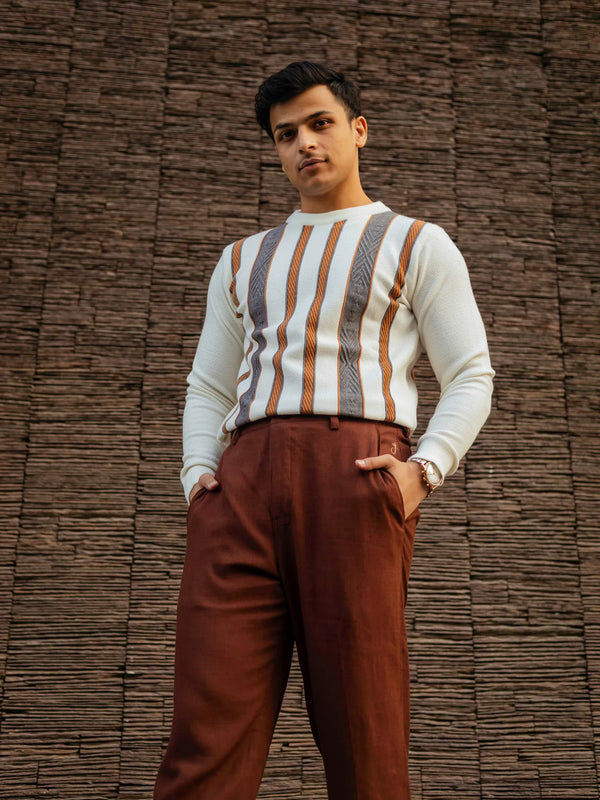 Striped Knitted Sweater
