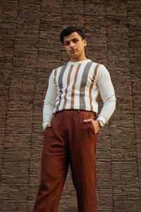 Striped Knitted Sweater