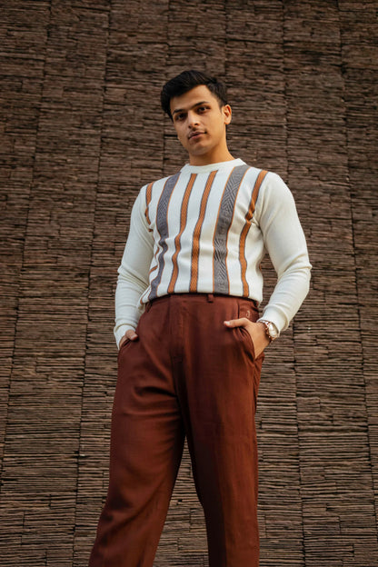 Striped Knitted Sweater