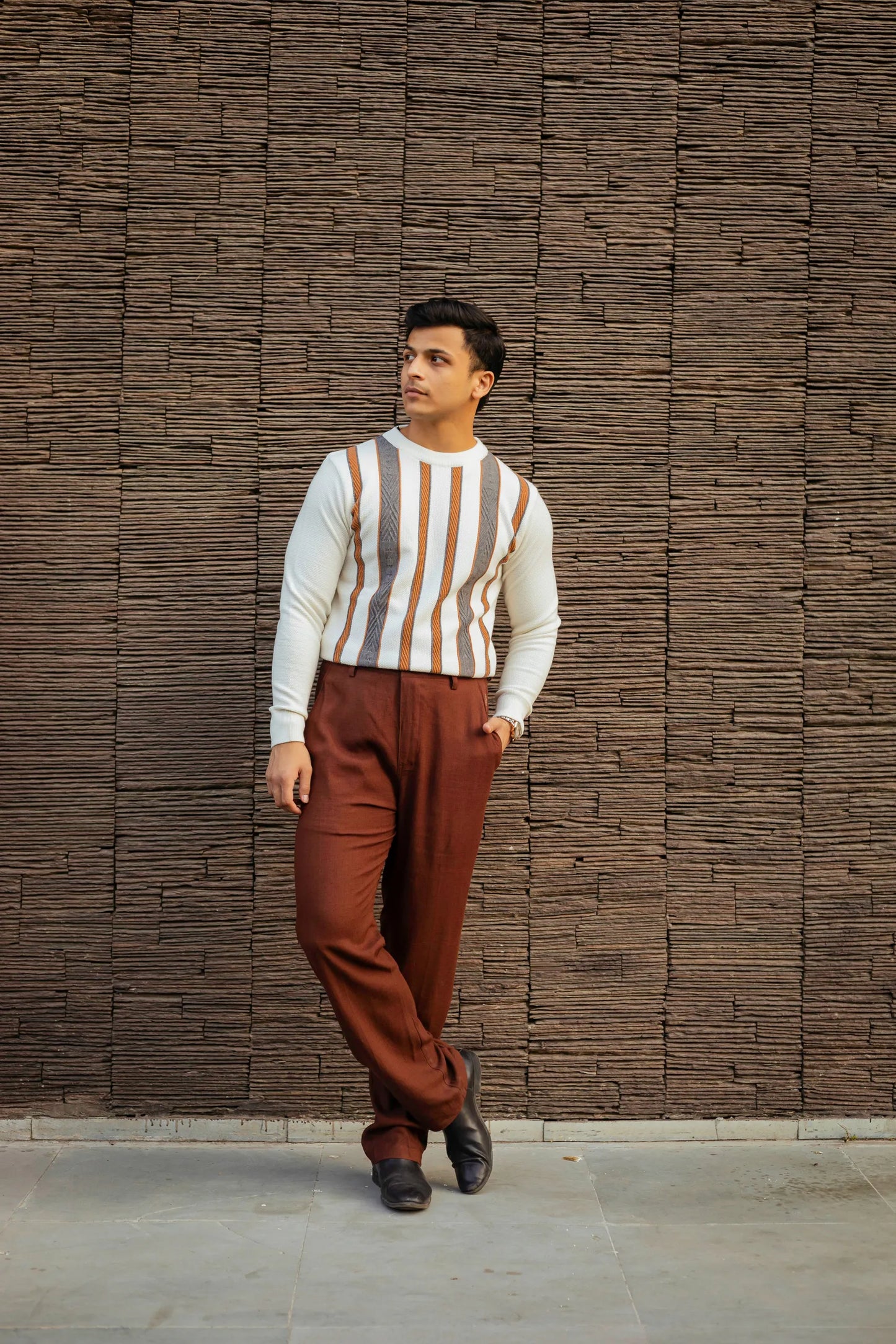 Striped Knitted Sweater