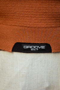 Rust Min-Min Designer Round Neck Sweater