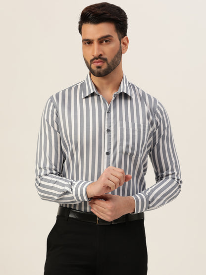 Striped Men Formal Shirt