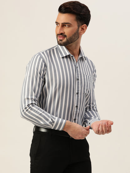 Striped Men Formal Shirt