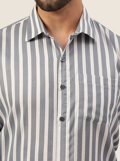 Striped Men Formal Shirt