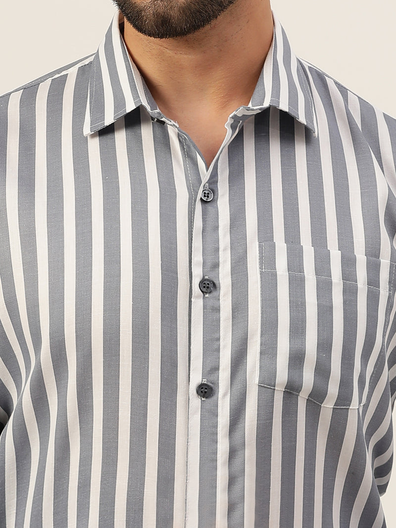 Striped Men Formal Shirt