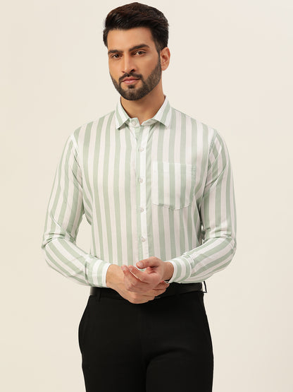 Striped Men Formal Shirt