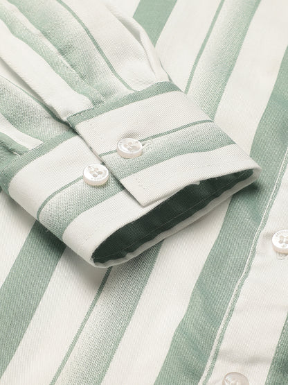 Dual Striped Men Formal Shirt