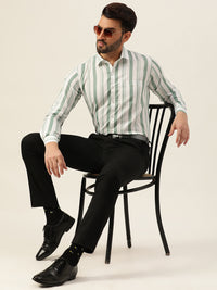 Dual Striped Men Formal Shirt