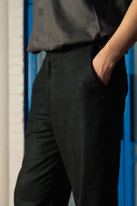 Linen High-Waist Korean Fit Pants