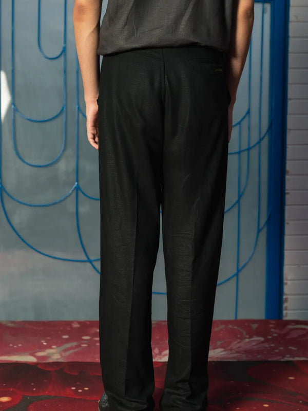 Linen High-Waist Korean Fit Pants