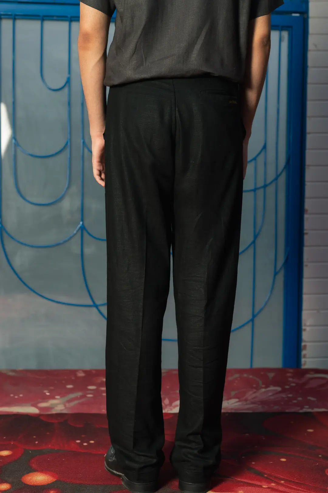 Linen High-Waist Korean Fit Pants