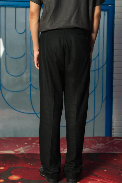 Linen High-Waist Korean Fit Pants