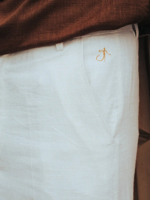 Linen High-Waist Korean Fit Pants