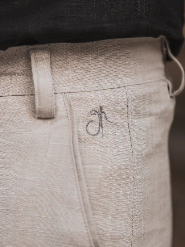 Linen High-Waist Korean Fit Pants