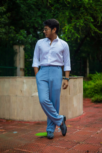 Linen High-Waist Korean Fit Pants