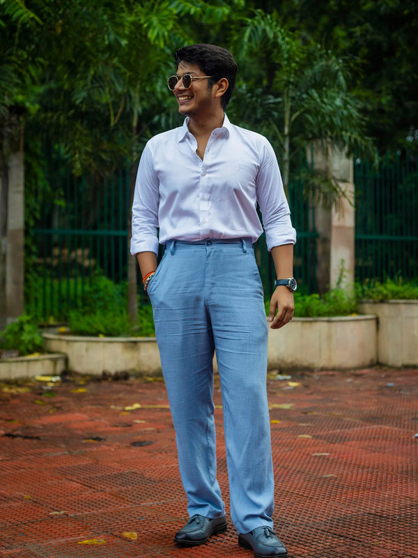 Linen High-Waist Korean Fit Pants