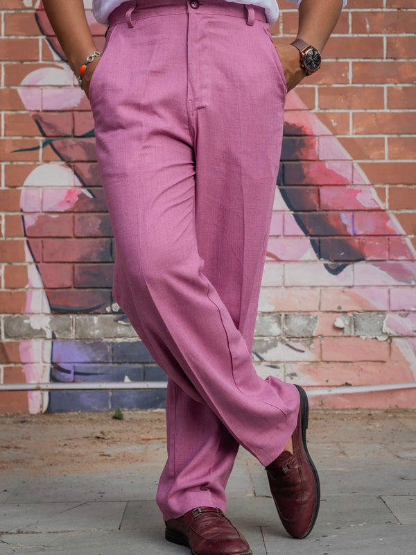 Linen High-Waist Korean Fit Pants