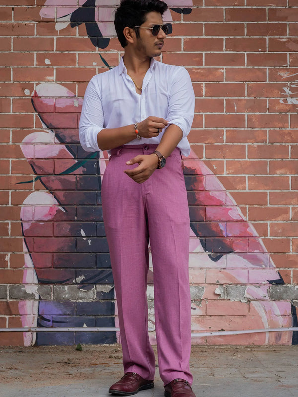 Linen High-Waist Korean Fit Pants