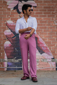 Linen High-Waist Korean Fit Pants