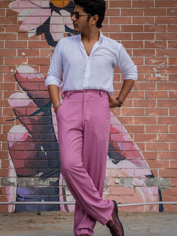 Linen High-Waist Korean Fit Pants