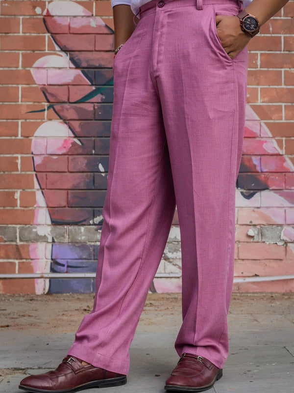 Linen High-Waist Korean Fit Pants