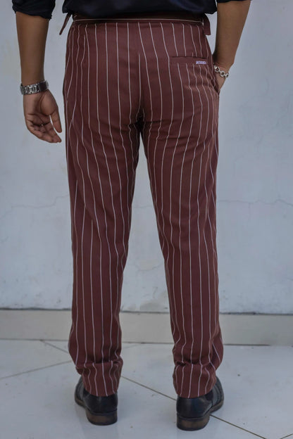 Striped Tailored Fit Gurkha Pants