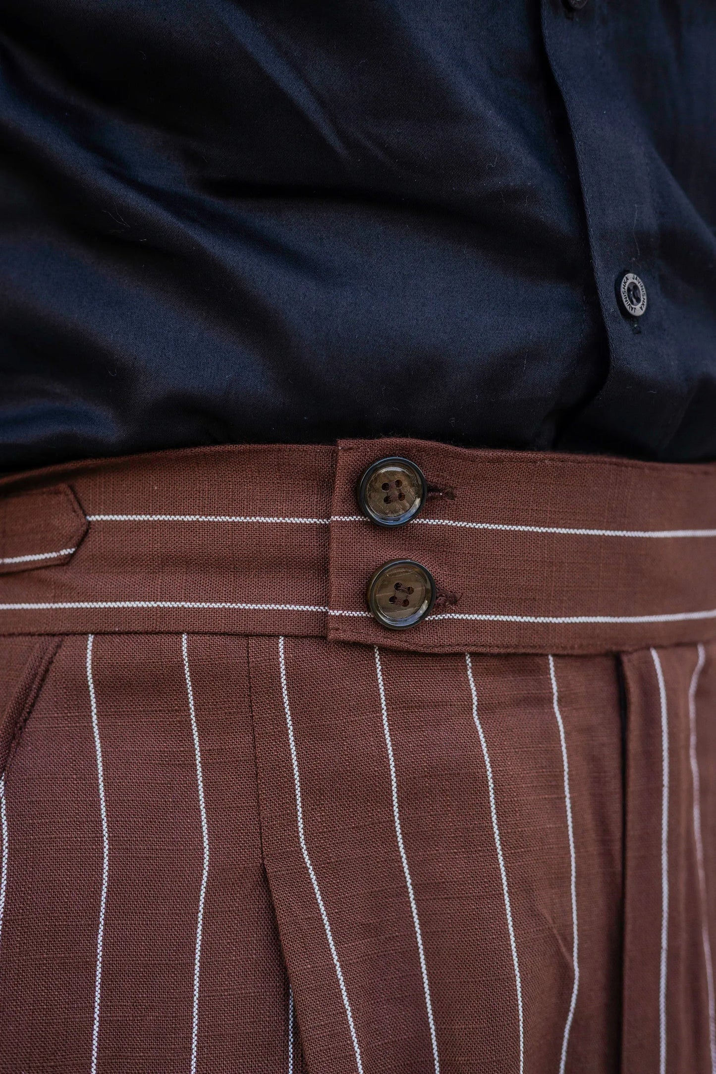 Striped Tailored Fit Gurkha Pants