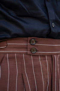 Striped Tailored Fit Gurkha Pants
